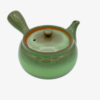 Ryokusuien Green Tokoname-Yaki Kyusu - Japanese Teapot