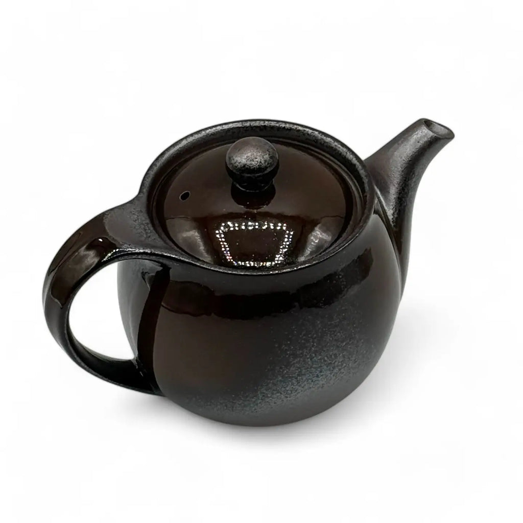 Toffee Brown Banko-Yaki Kyusu - Japanese Teapot