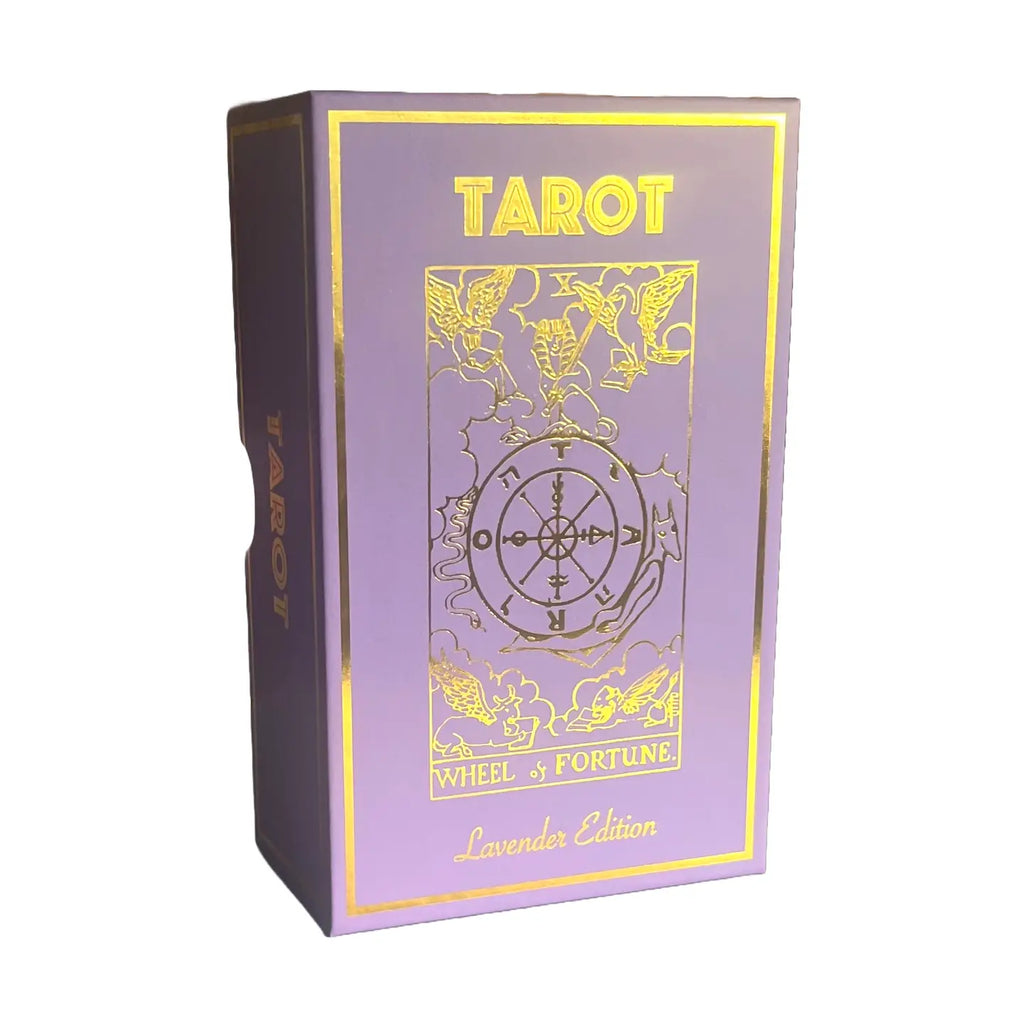 Lavender Gold Foil Tarot & Guide | Classic Tarot Design