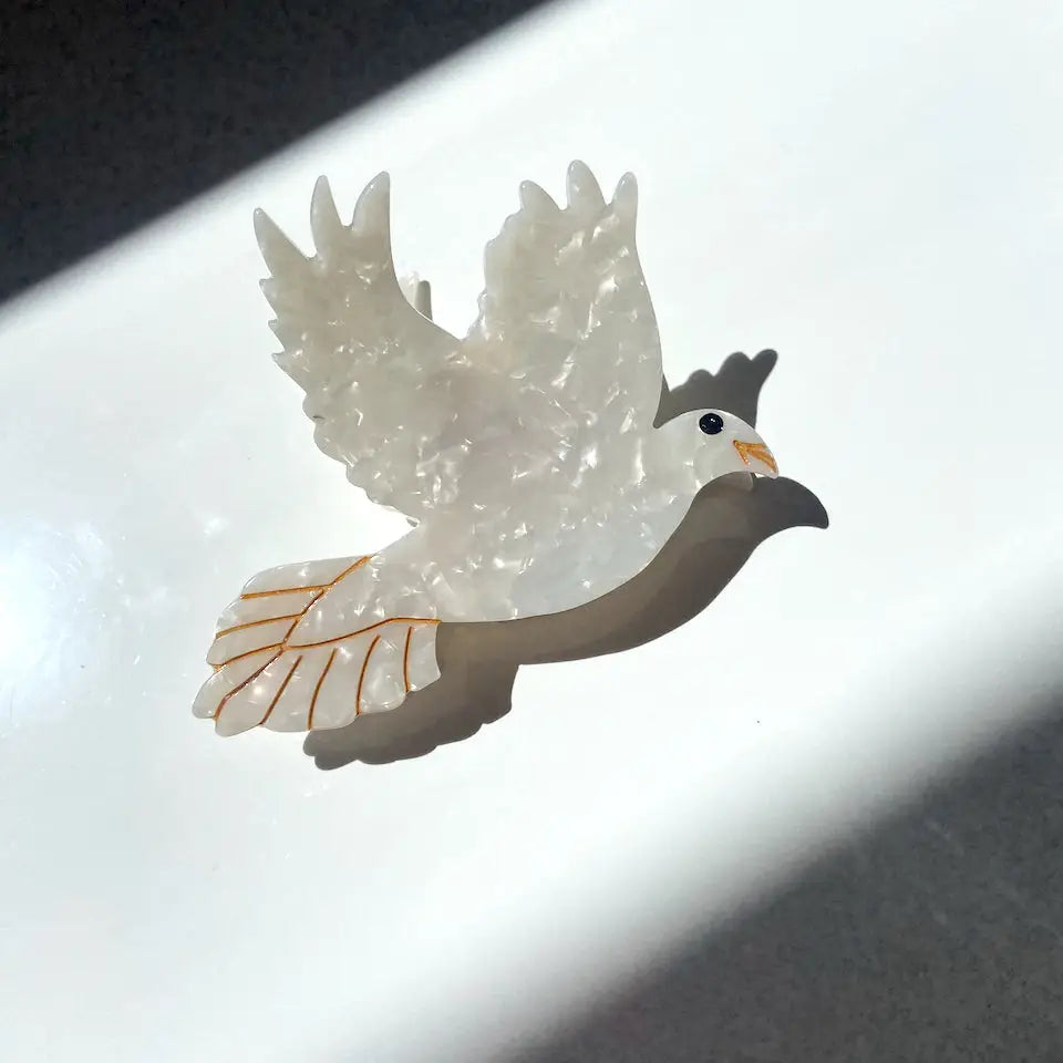 Peace Dove Bird Claw Hair