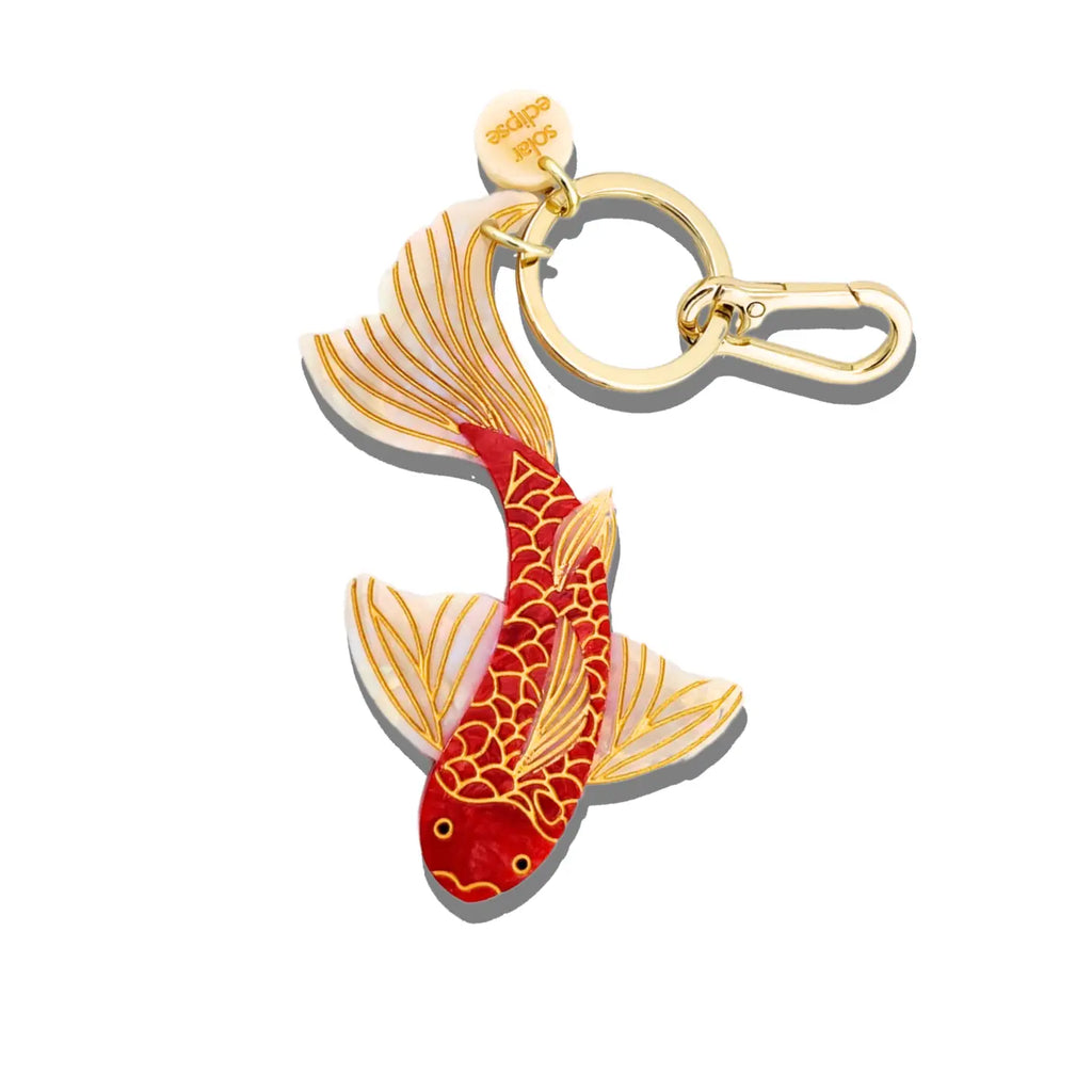 Koi Fish Bag Charm + Keychain