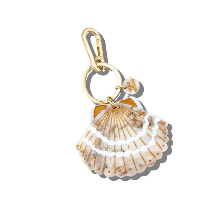 Seashell Bag Charm + Keychain