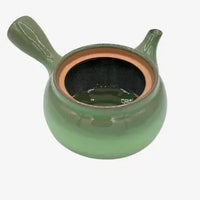 Ryokusuien Green Tokoname-Yaki Kyusu - Japanese Teapot