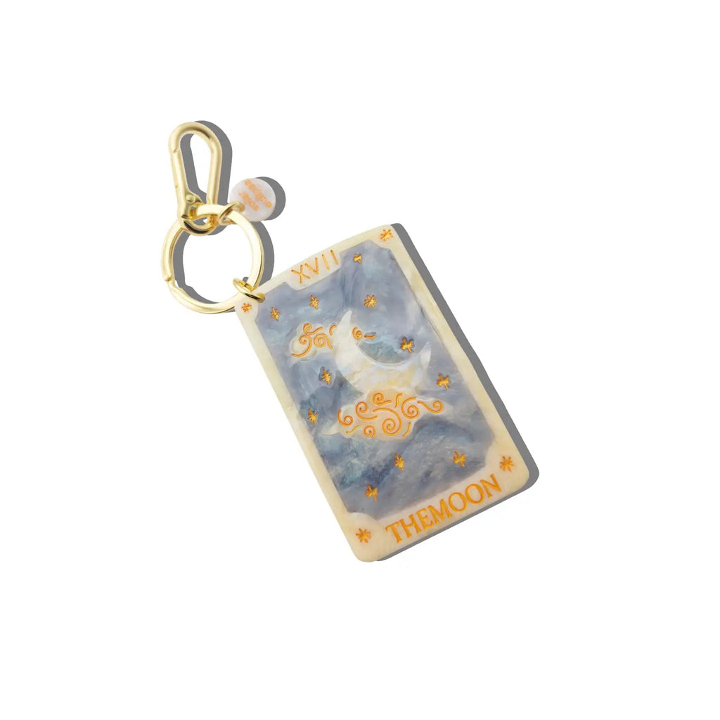 Moon Tarot Card Bag Charm + Keychain