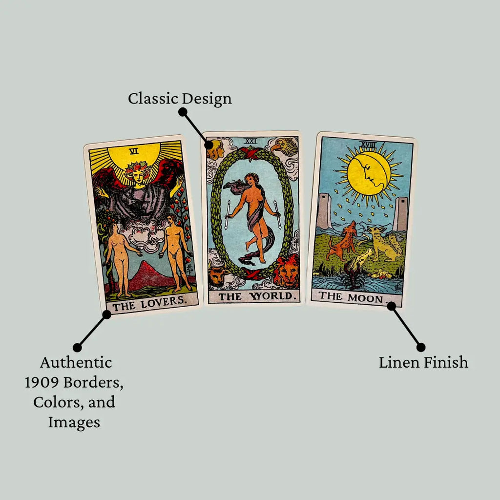 Classic 1909 Tarot Deck & Guide | Made in USA