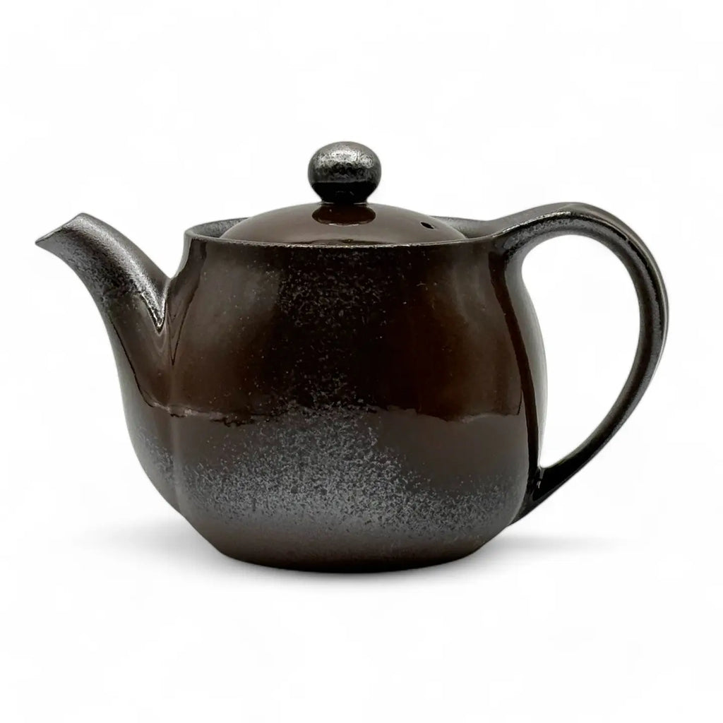 Toffee Brown Banko-Yaki Kyusu - Japanese Teapot