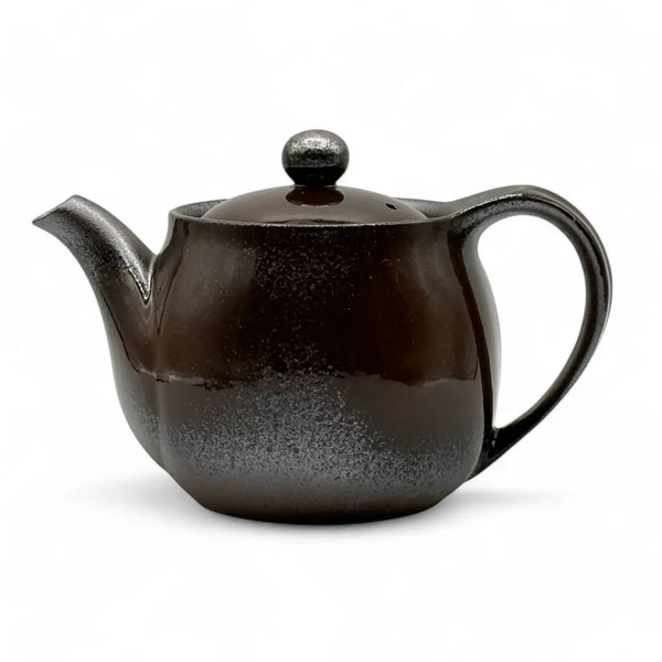 Toffee Brown Banko-Yaki Kyusu - Japanese Teapot