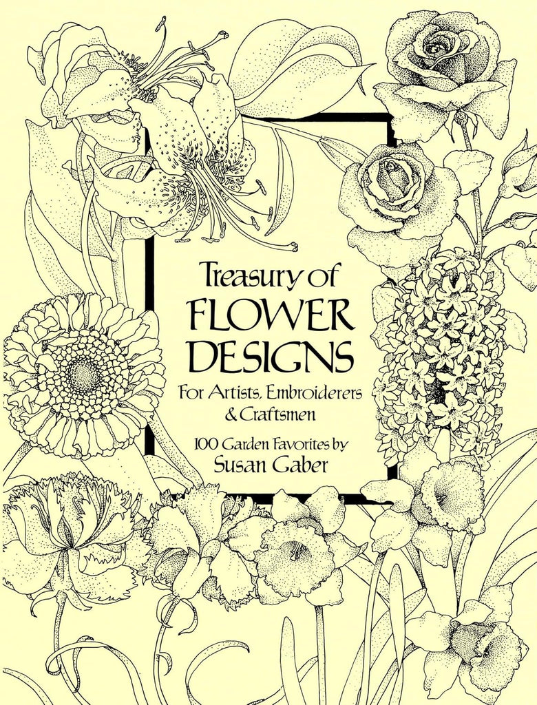 Treasury of Flower Designs for Artists, Embroiderers, and Craftsmen