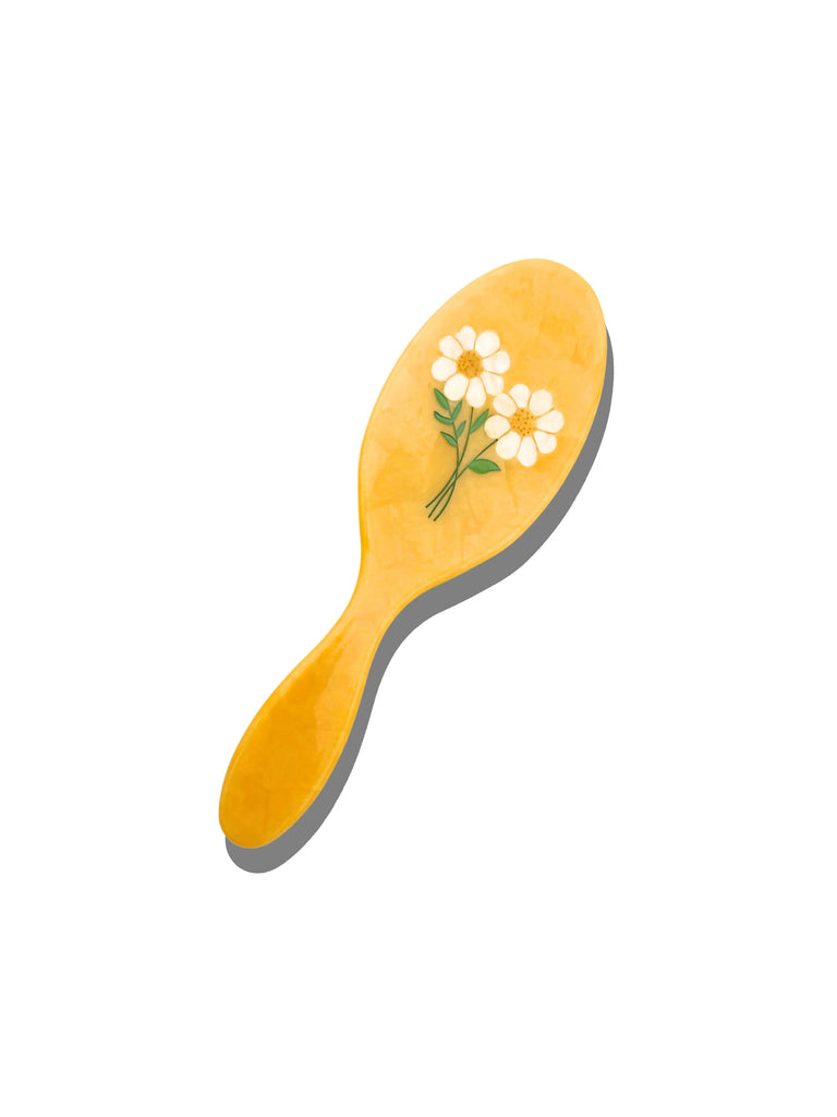 Vintage Daisy Stem Amazing Hair Day Brush
