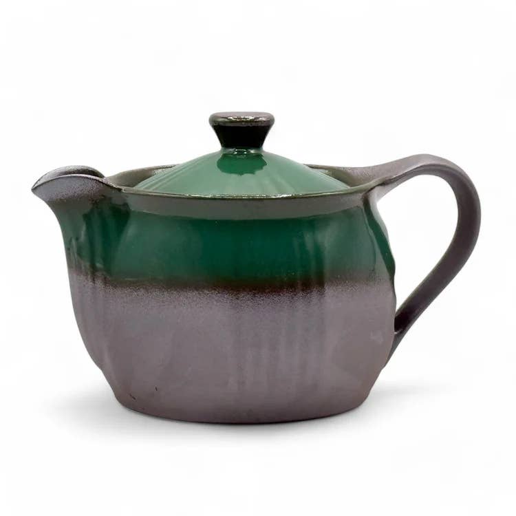 Hisui Green Banko-Yaki Kyusu - Japanese Teapot
