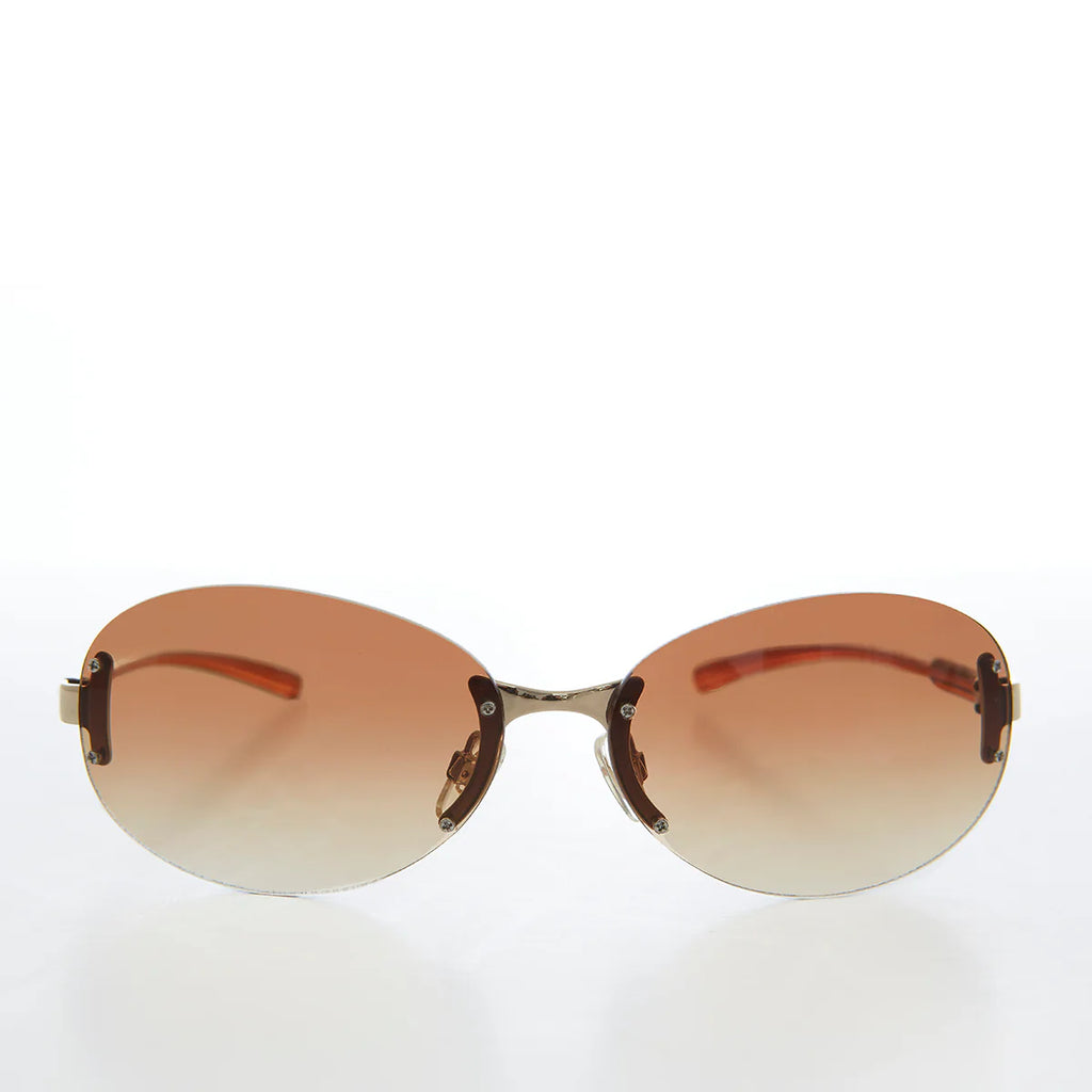 Eugena - Large Oval Vintage Sunglasses - ALL COLORS