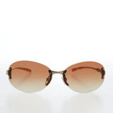 Eugena - Large Oval Vintage Sunglasses - ALL COLORS
