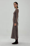 Mariposa Lace Backless Midi Dress