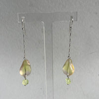 Pear Flower Earrings