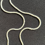 Sterling Silver Margarita Chain Choker Necklace