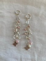 Sterling Silver Chain and Pearl Earrings