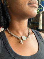 Key & Lock Sterling Silver Chain Necklace