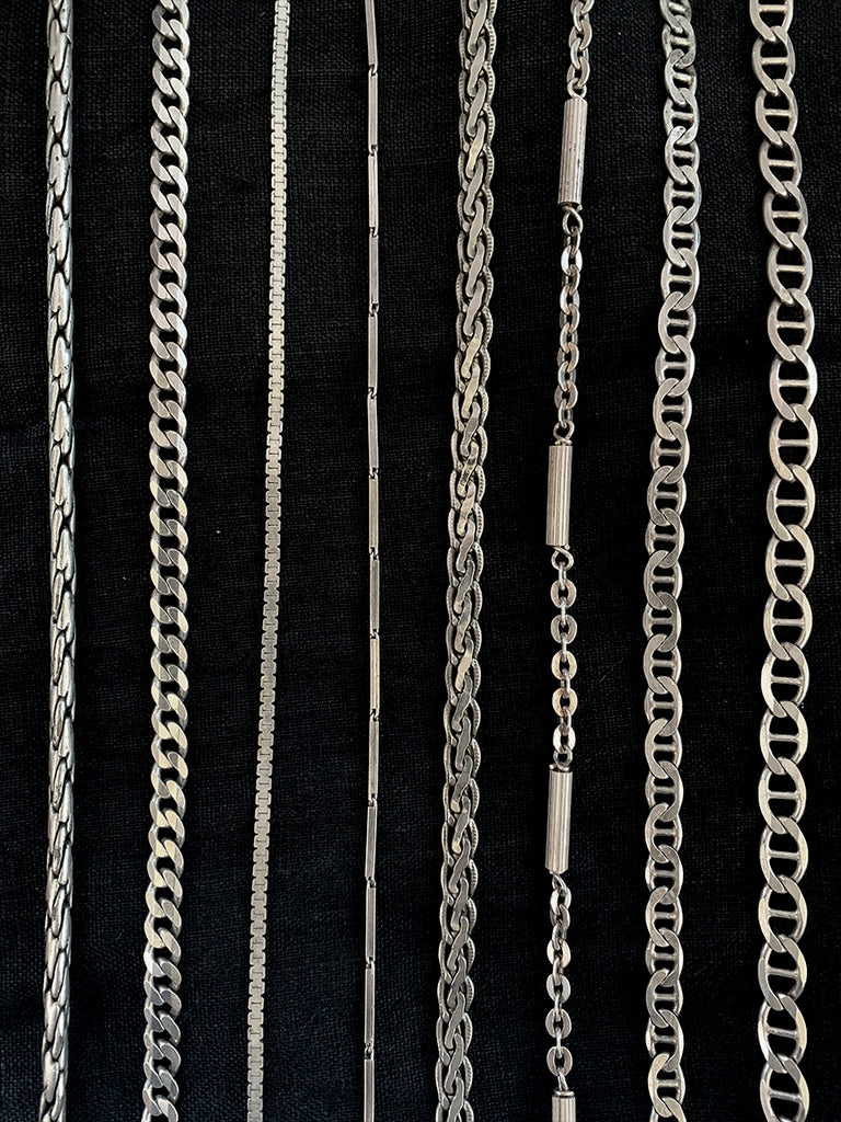 Sterling Silver Rope Chain Necklace