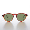 Randy - Horn Rim Round Dapper Pantos Vintage Sunglass with Keyhole Bridge ALL COLORS