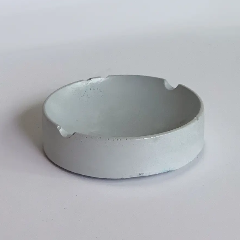 Concave Concrete Ashtray