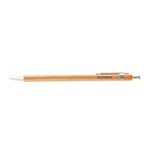 Delfonics Wood Ballpoint Pen Neutrals | 5 Colors