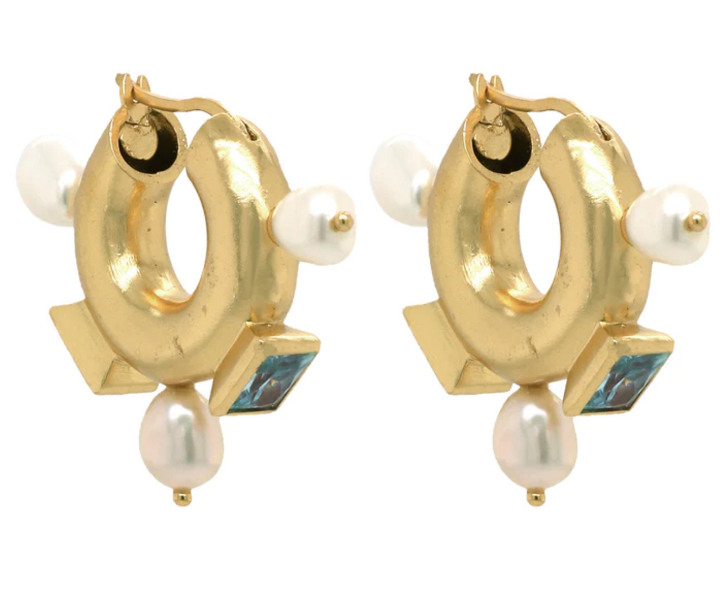 Theodora Aquamarine Earrings