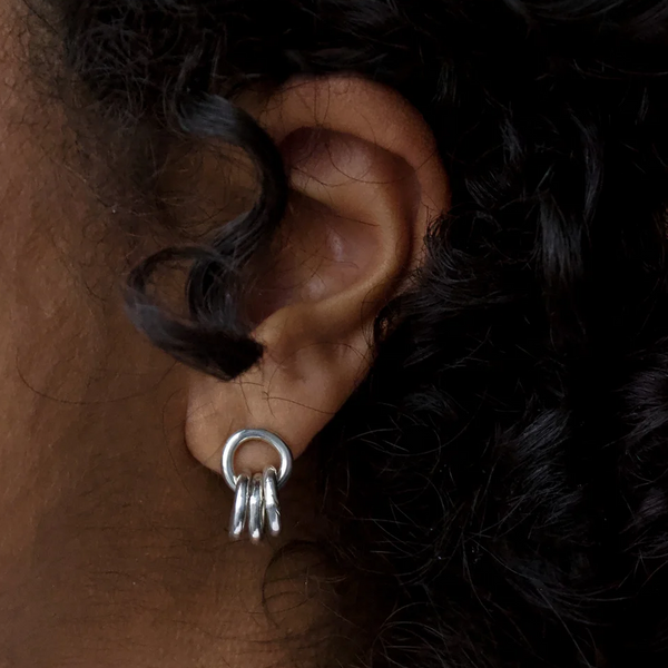 Baby 2025 silver earrings