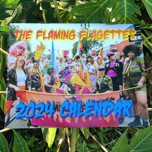 Flaming Flagettes Art Calendar