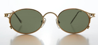 Metal Oval 90s Vintage Sunglasses - Webb