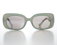 Thick Pastel Mod Retro Sunglass - Tutti - Blue
