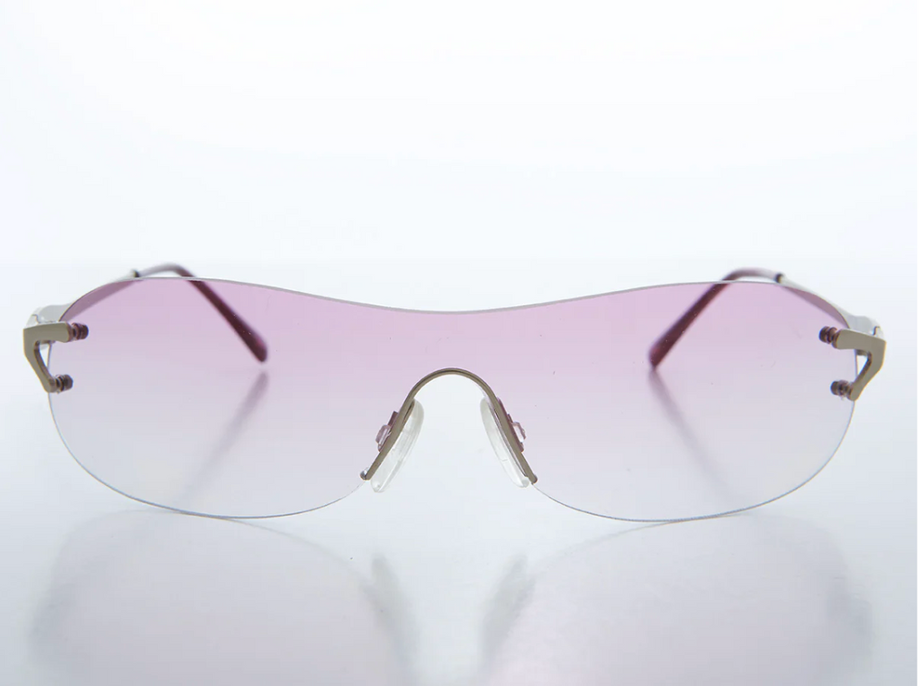 Wrap Around Mono Lens Vintage Sunglasses - Rosen