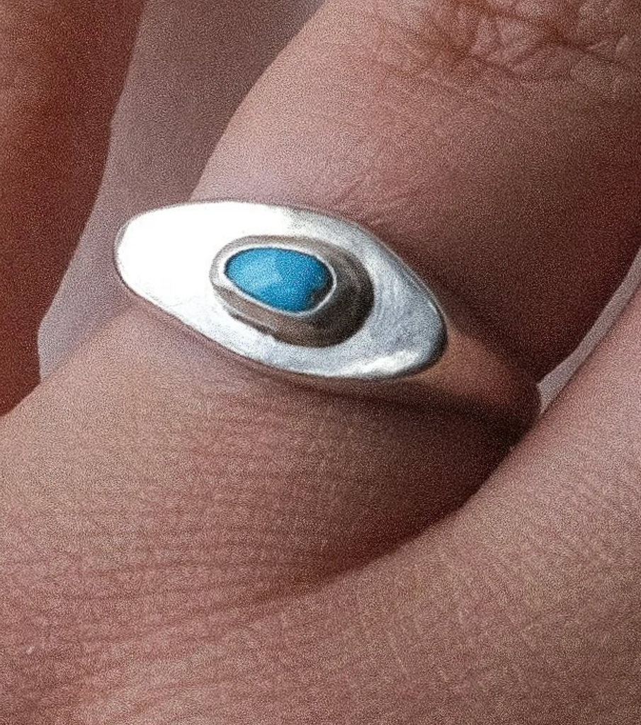 Signet and Stone Ring