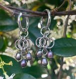 Chain Mail Stainless Steel Earrings