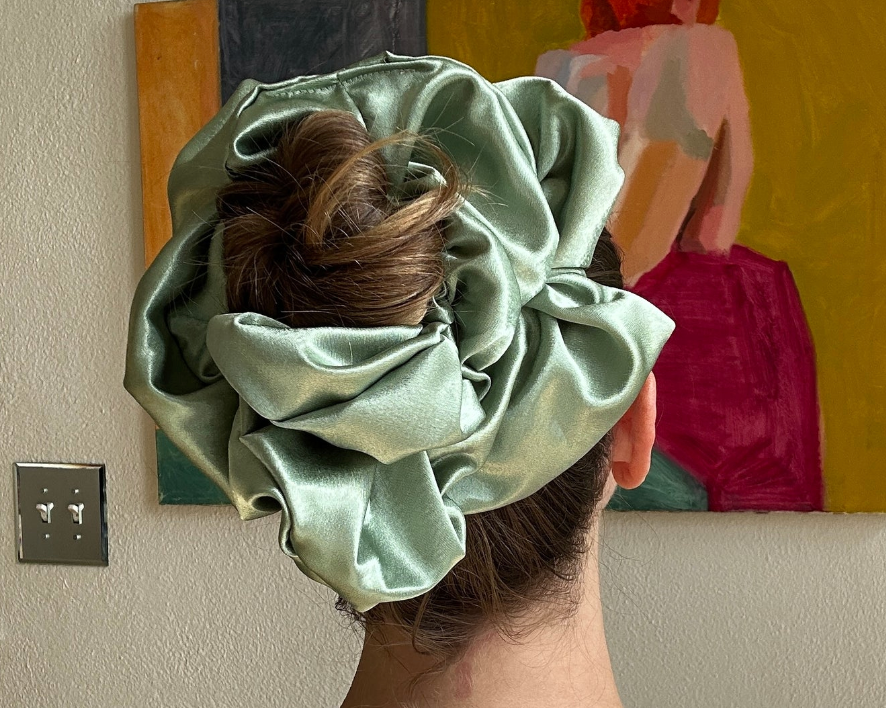 Giant Satin Scrunchie