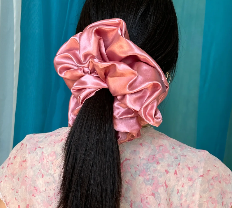 Giant Satin Scrunchie