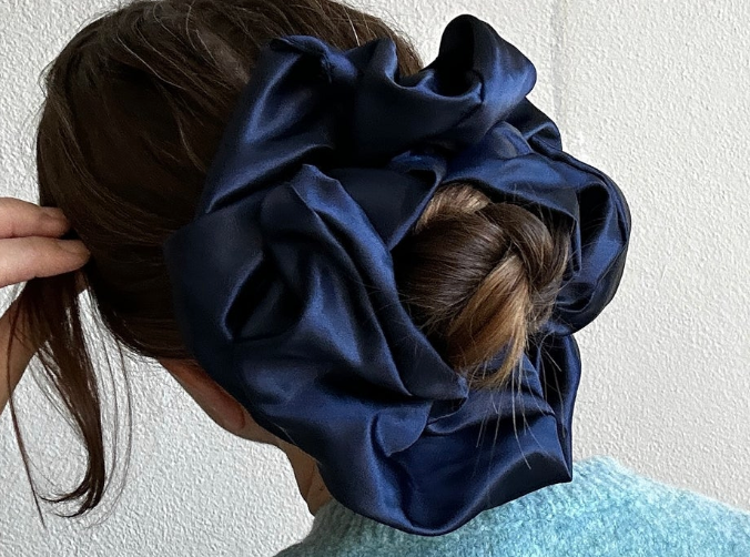 Giant Satin Scrunchie