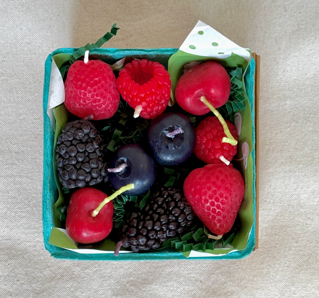 Fruit Shaped Beeswax Candles