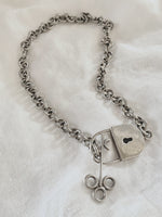 Key & Lock Sterling Silver Chain Necklace