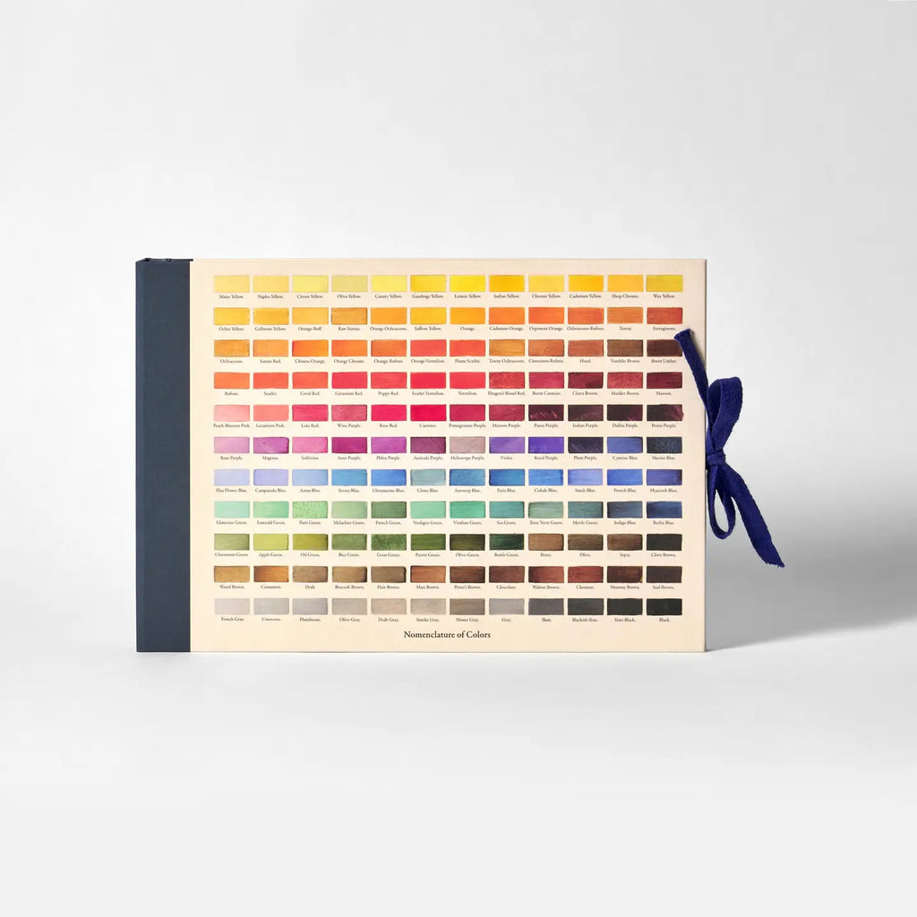 Artist Sketchbook with Nomenclature of Colors