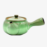 Ryokusuien Green Tokoname-Yaki Kyusu - Japanese Teapot