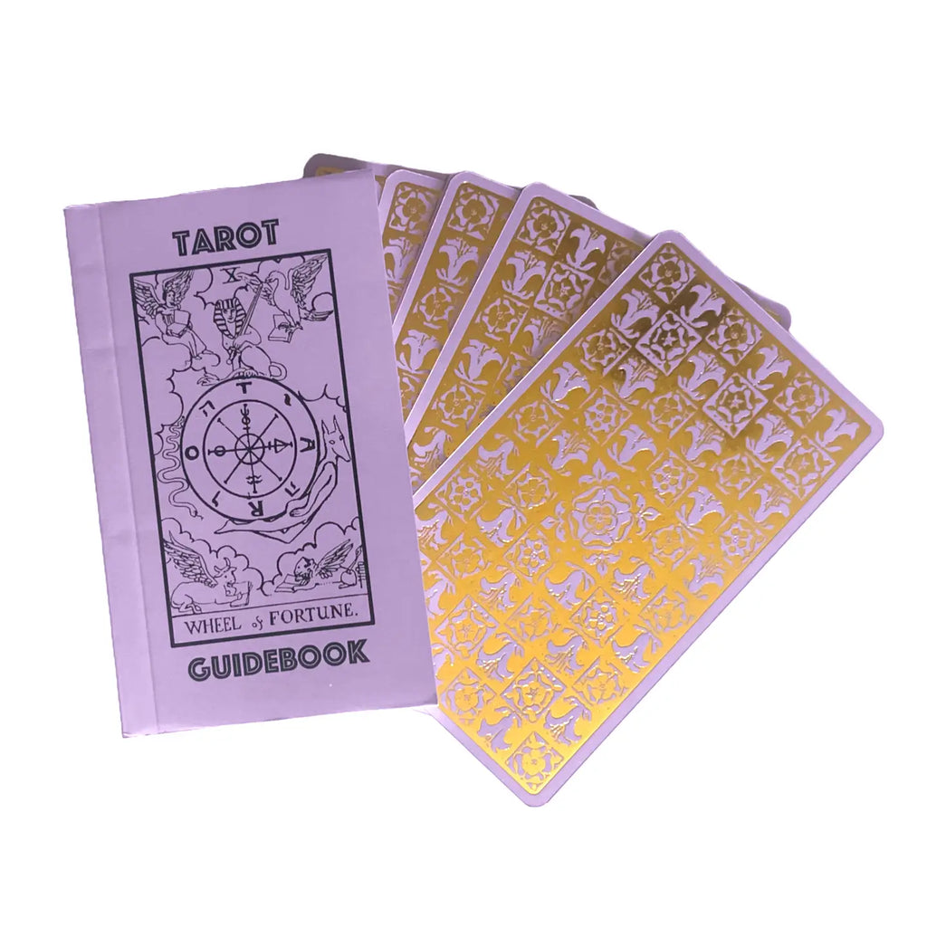 Lavender Gold Foil Tarot & Guide | Classic Tarot Design