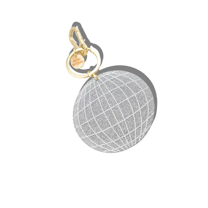 Disco Ball Bag Charm + Keychain