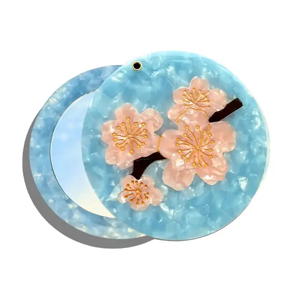 Cherry Blossom Compact Mirror