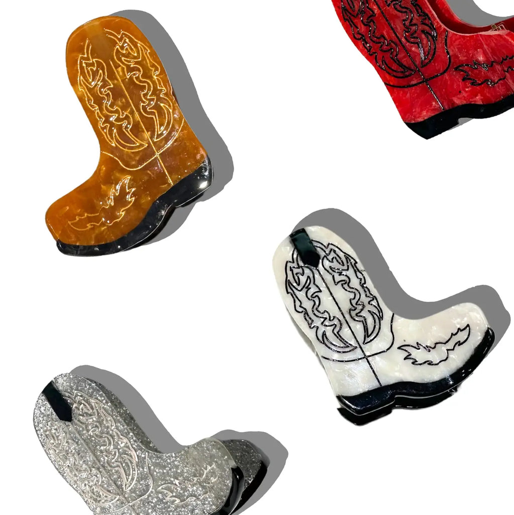 Cowboy Boot Claw Clip