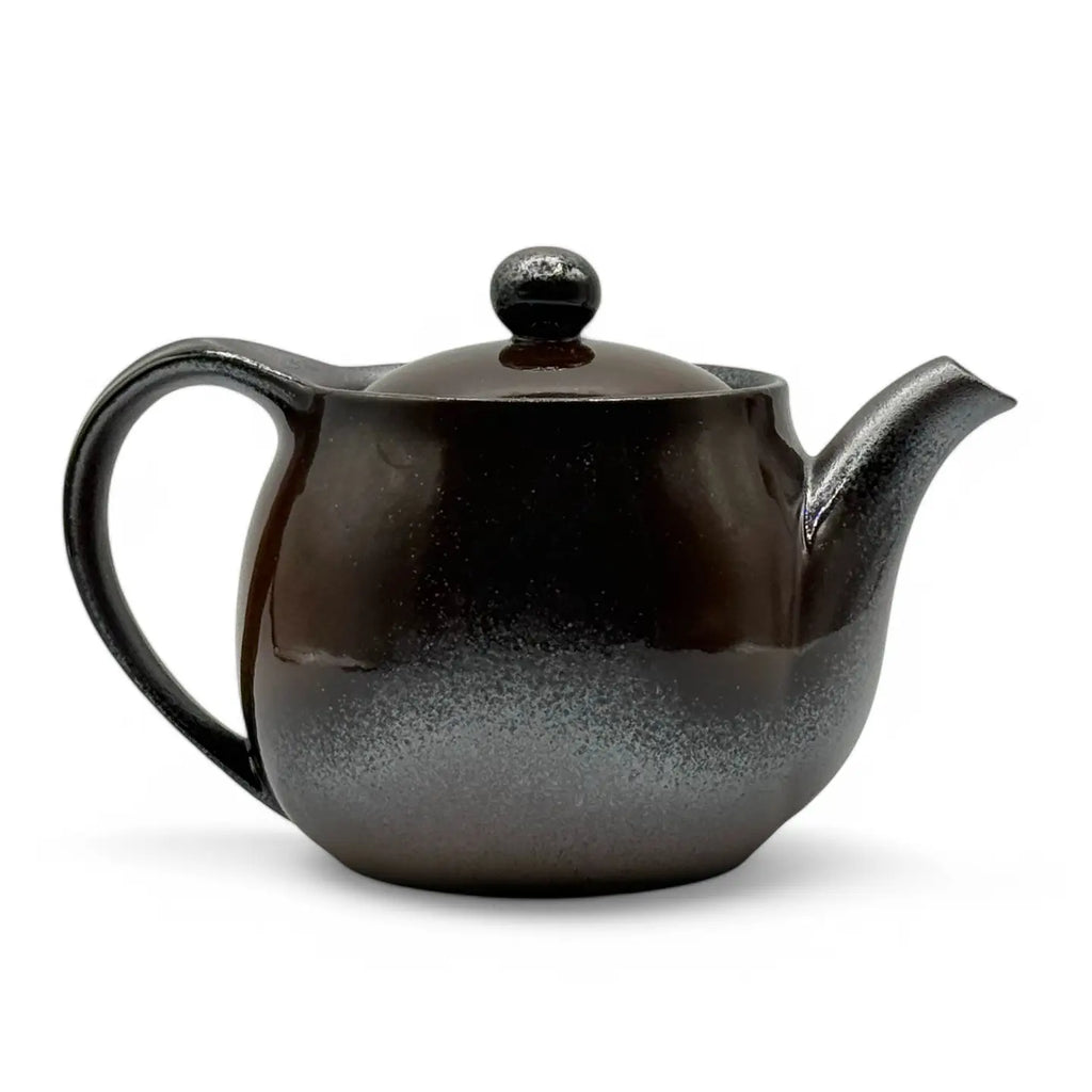 Toffee Brown Banko-Yaki Kyusu - Japanese Teapot