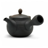 Kashiwayo Striped Brown Tokoname-Yaki Kyusu By Haku Yō - Japanese Teapot