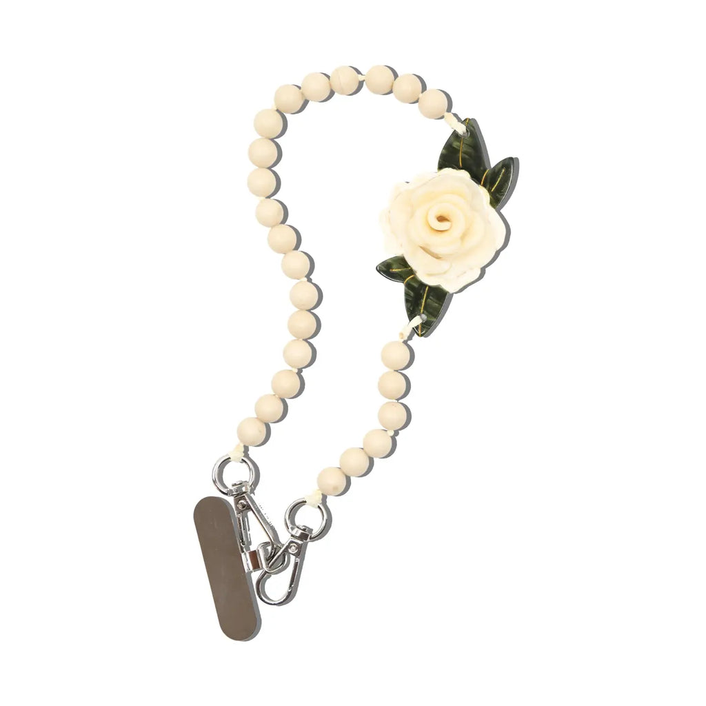 Origami Rose Bracelet Phone Chain