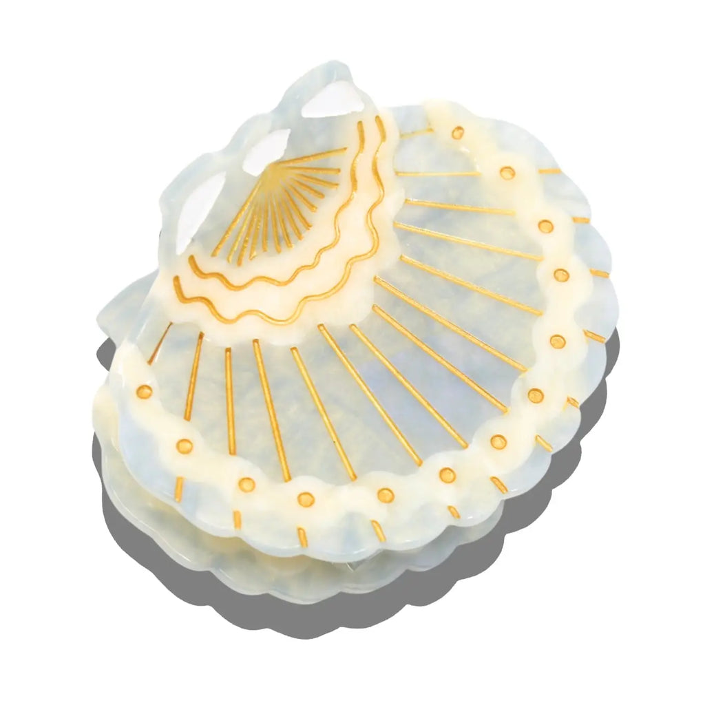 Scallop Seashell Claw Clip