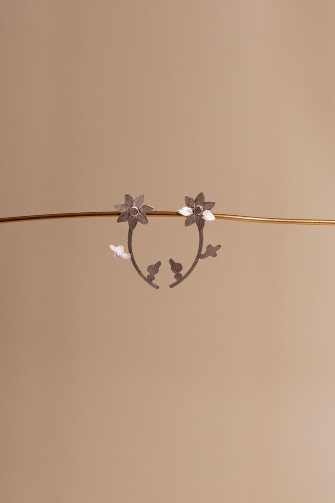 Cerezo Mini Silver Earrings
