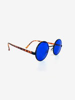 90's Blue Round Sunglasses